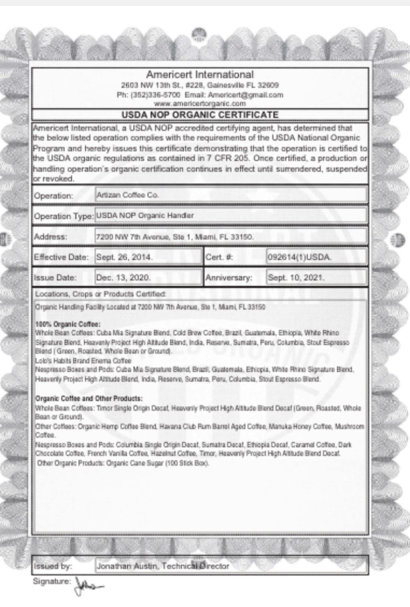 Fusion de café aux champignons DTRF - Crinière de lion et chaga 16oz