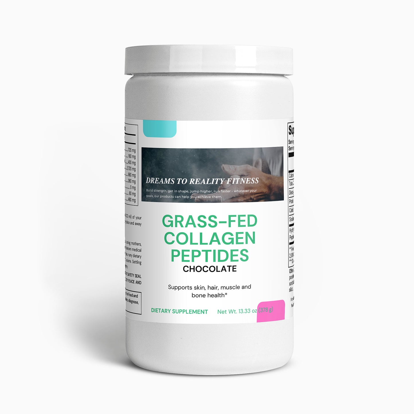 DTRF Grass-Fed Collagen Peptides Powder (Chocolate)