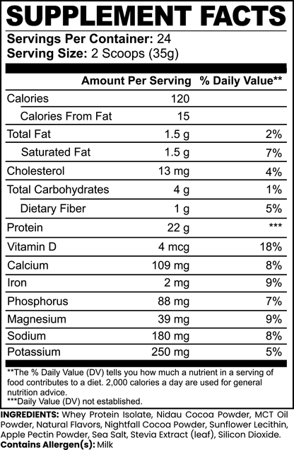 DTRF Advanced Whey Protein Isolate (Chocolate)