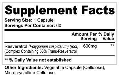 DTRF Resveratrol 50% 600mg