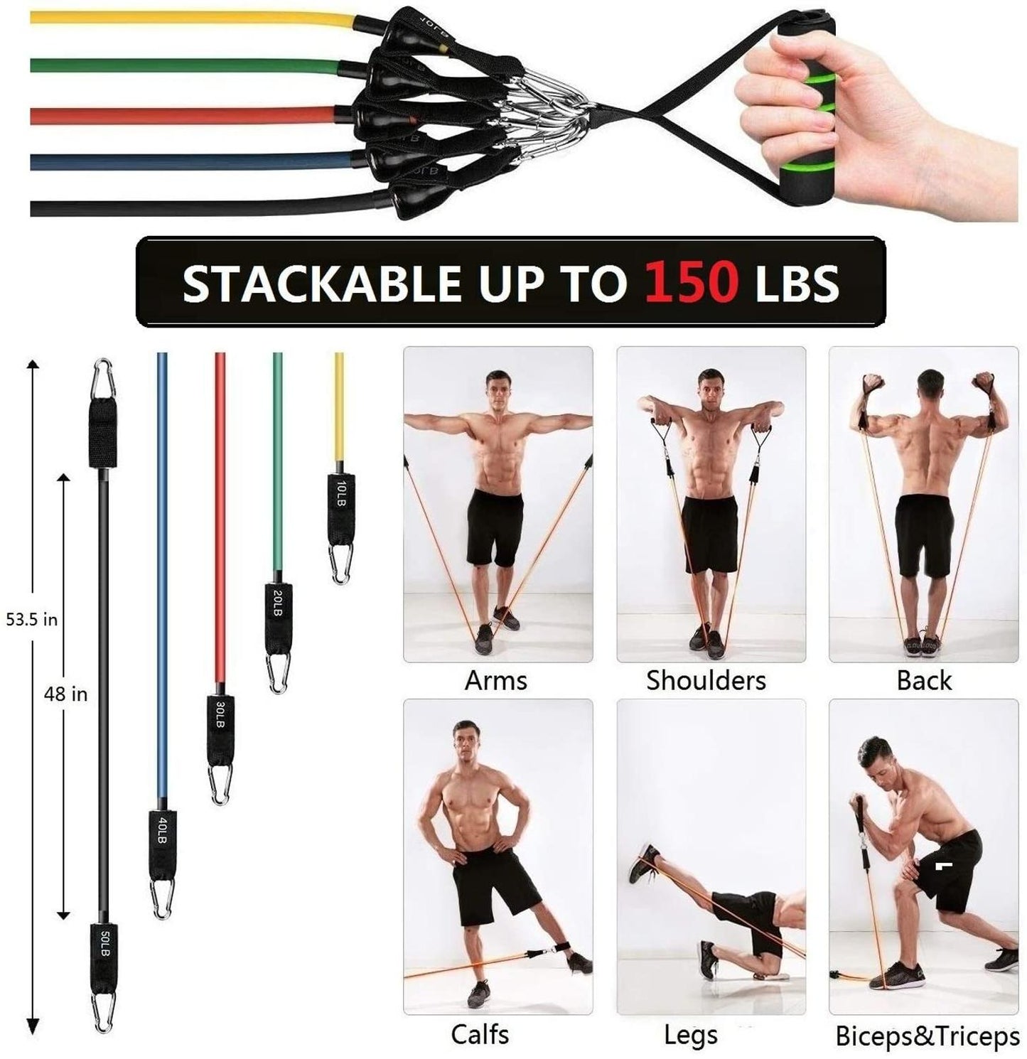 Bandes de résistance de remise en forme